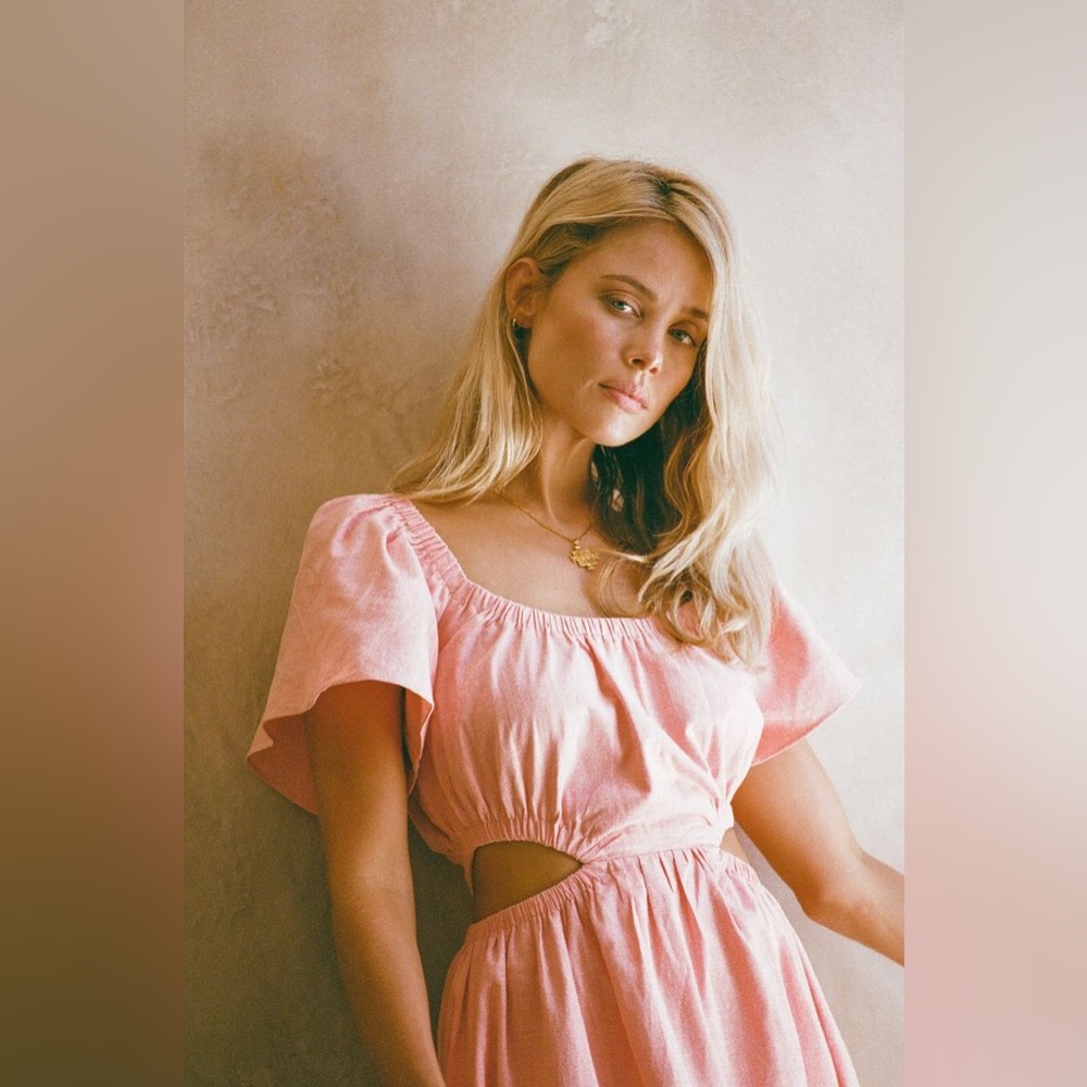 Sabo Skirt Ezzy Midi Dress - Pink